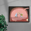 Brain Scan contemporary wall art print by June Gutman - sold by DROOL