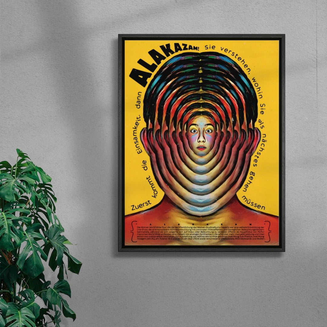ALAKAZAM contemporary wall art print by Eddie Loughran - sold by DROOL