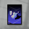 The Mirror contemporary wall art print by Tolga Tarhan - sold by DROOL