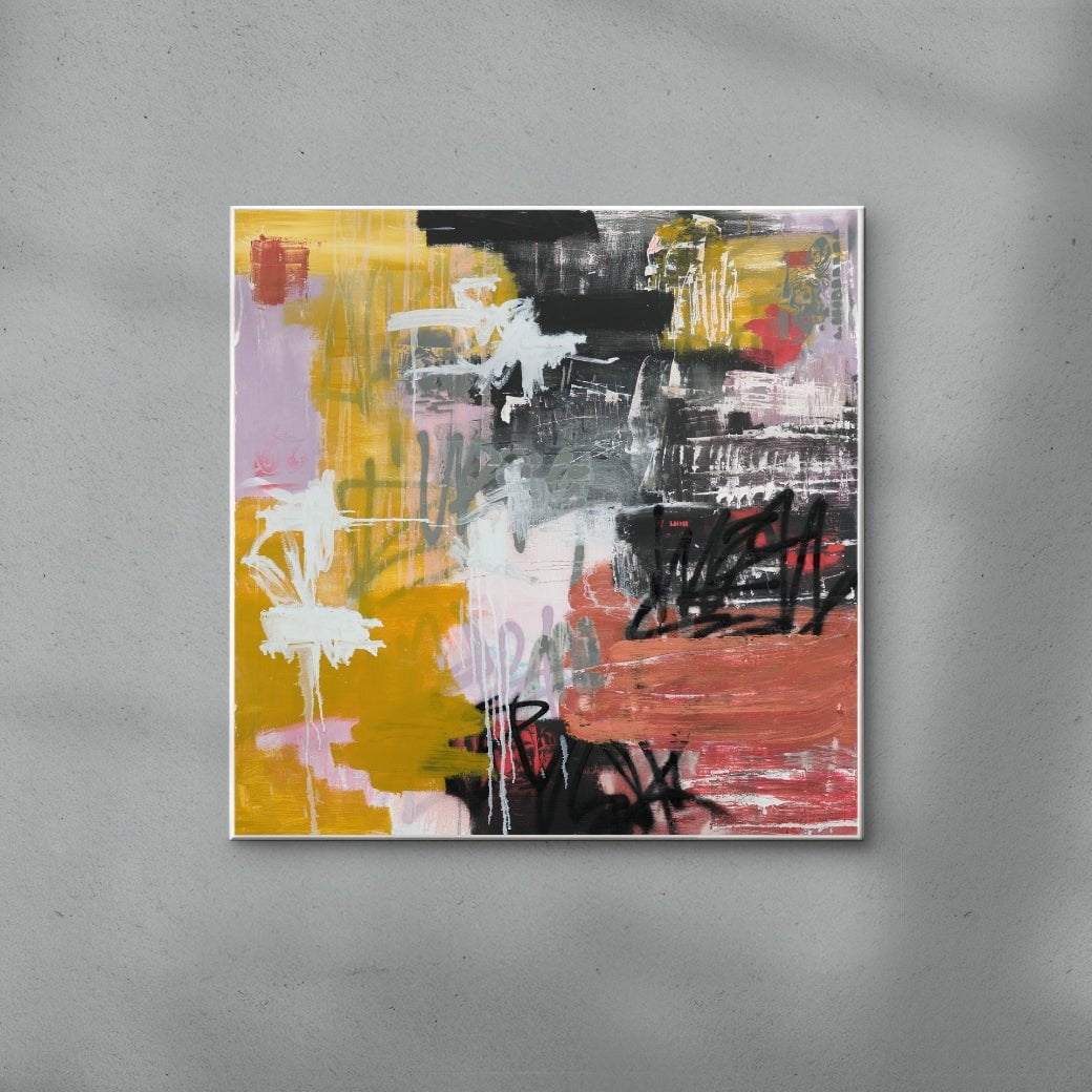Walking at 5am contemporary wall art print by Caitlin Flood-Molyneux - sold by DROOL