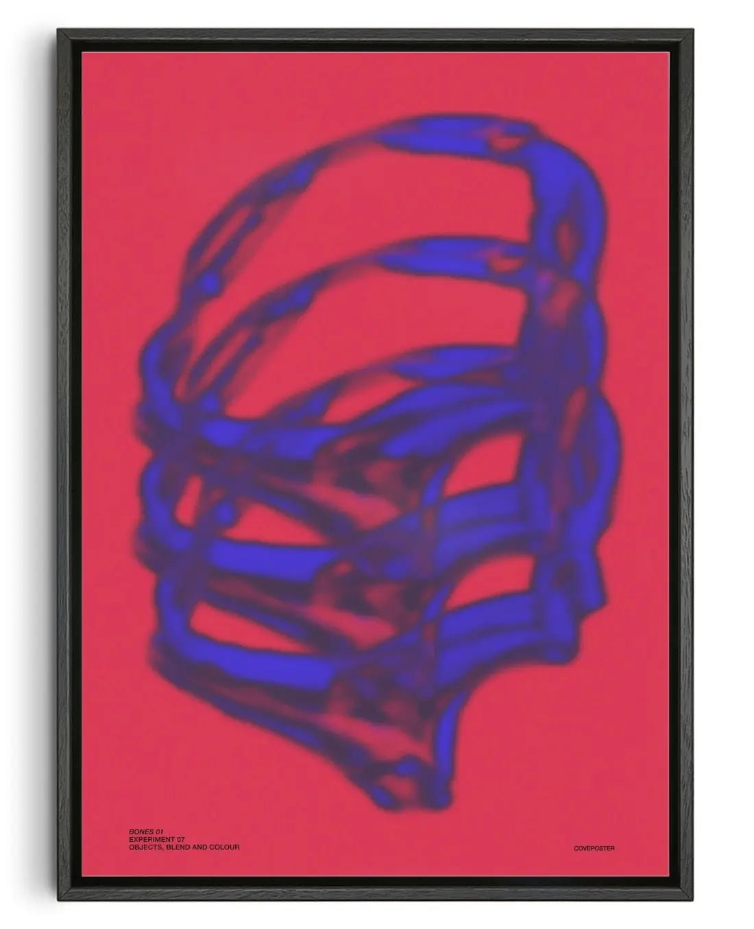 Bones contemporary wall art print by Coveposter - sold by DROOL