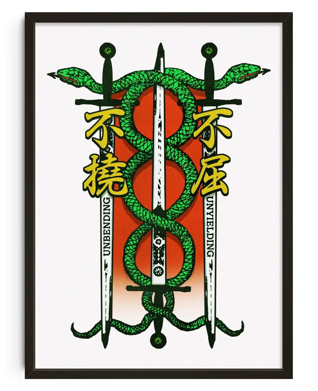 Unbending and Unyielding contemporary wall art print by Othman Zougam - sold by DROOL