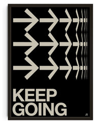 Thumbnail for KEEP GOING contemporary wall art print by Brad Mead - sold by DROOL