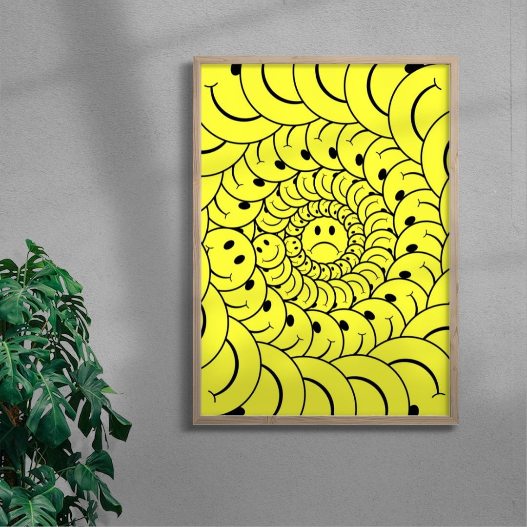 Moods contemporary wall art print by Ignorance1 - sold by DROOL