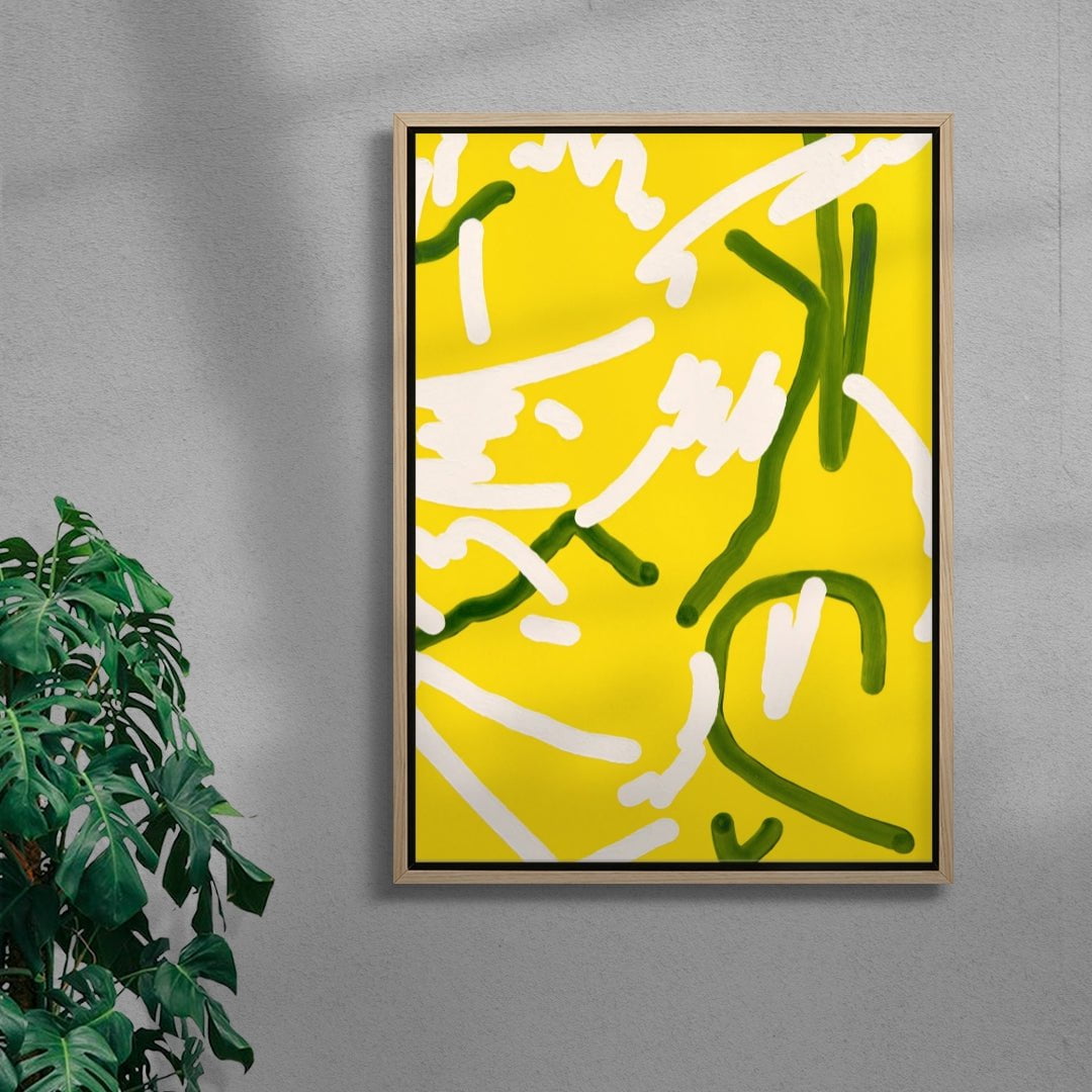 Warm Earth contemporary wall art print by Jenny Beard - sold by DROOL