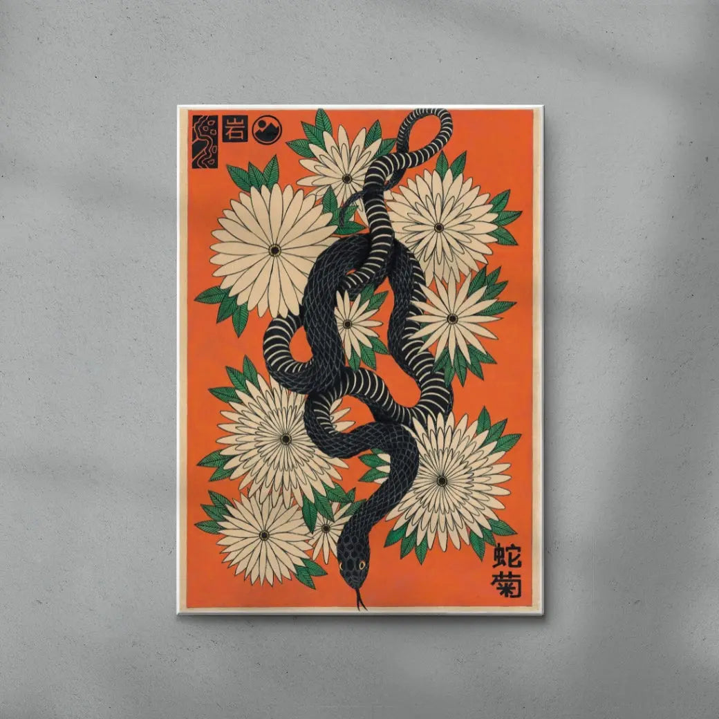 The Serpent and the Nine Chrysanthemum