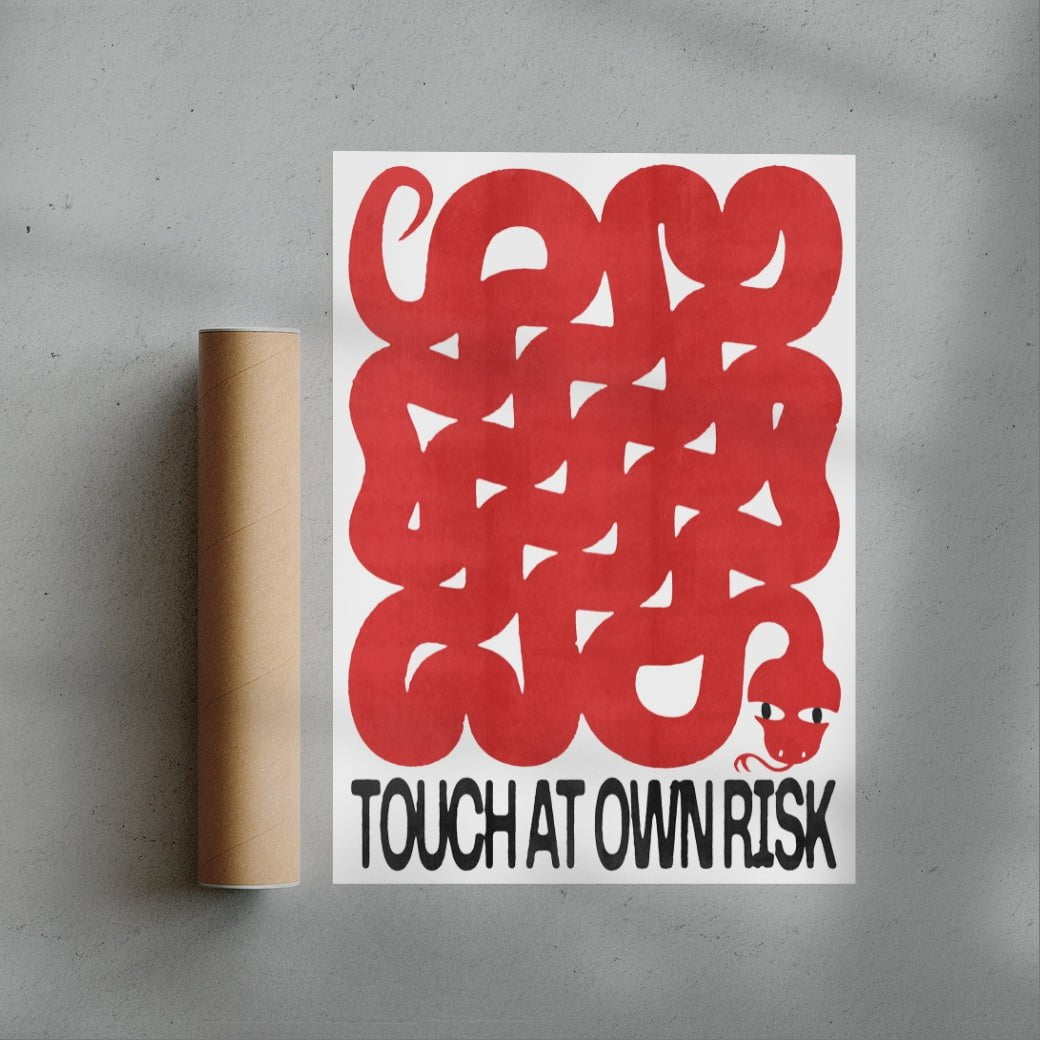 Touch At Own Risk contemporary wall art print by Alexander Khabbazi - sold by DROOL