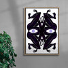 Search Lights contemporary wall art print by Henrik Delehag - sold by DROOL