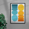 Breathe contemporary wall art print by Mirza Talovic - sold by DROOL