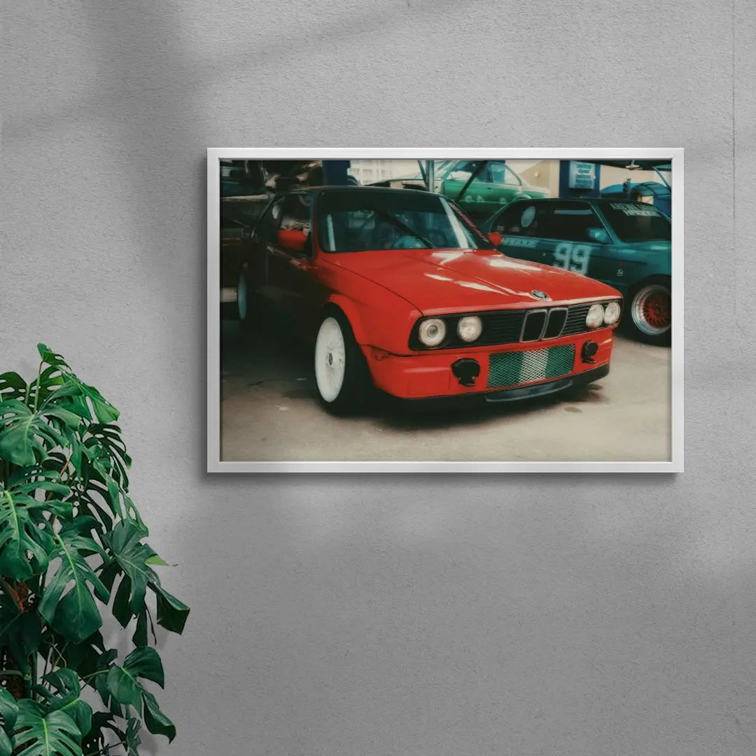 BMW E30 contemporary wall art print by Abdullahi Santuraki - sold by DROOL