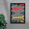 LOVE INTEGRITY TRUTH contemporary wall art print by Xtian Miller - sold by DROOL