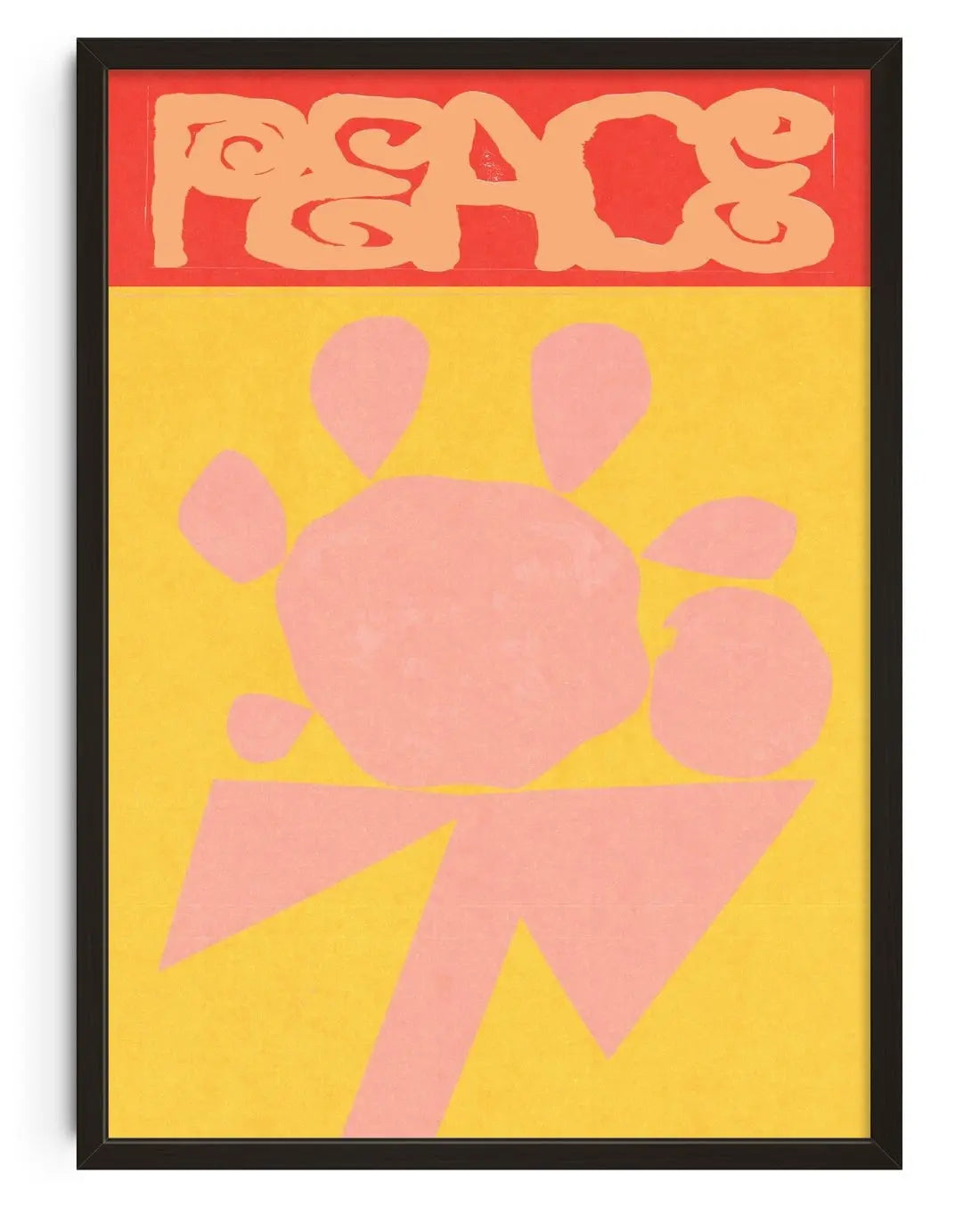 peace contemporary wall art print by Imo Sinclair - sold by DROOL