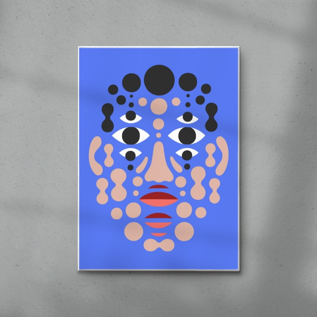 Cells contemporary wall art print by David Vanadia - sold by DROOL