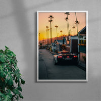 Thumbnail for Cali Merci contemporary wall art print by Deston Isas - sold by DROOL