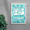 Cam Sex contemporary wall art print by Eric Schwarz - sold by DROOL