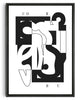 Load image into Gallery viewer, CORBU contemporary wall art print by Przemek Bizoń - sold by DROOL