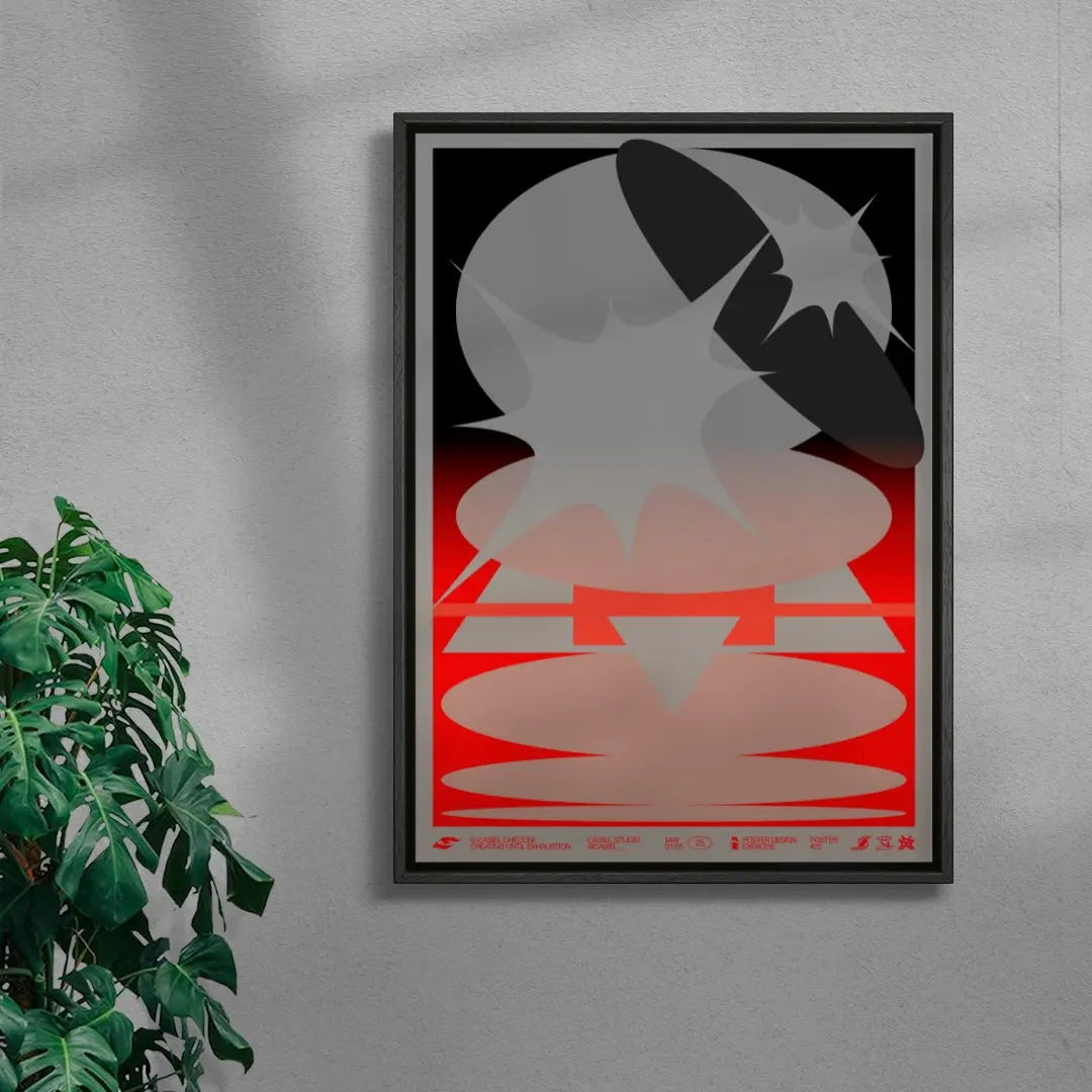 How Ideas Occur contemporary wall art print by Casiel Checoni - sold by DROOL