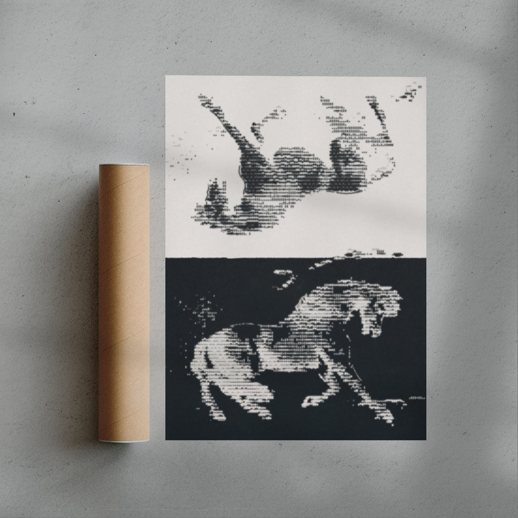 Frolic contemporary wall art print by KBAR Archive - sold by DROOL