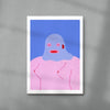 Executioner contemporary wall art print by Kissi Ussuki - sold by DROOL