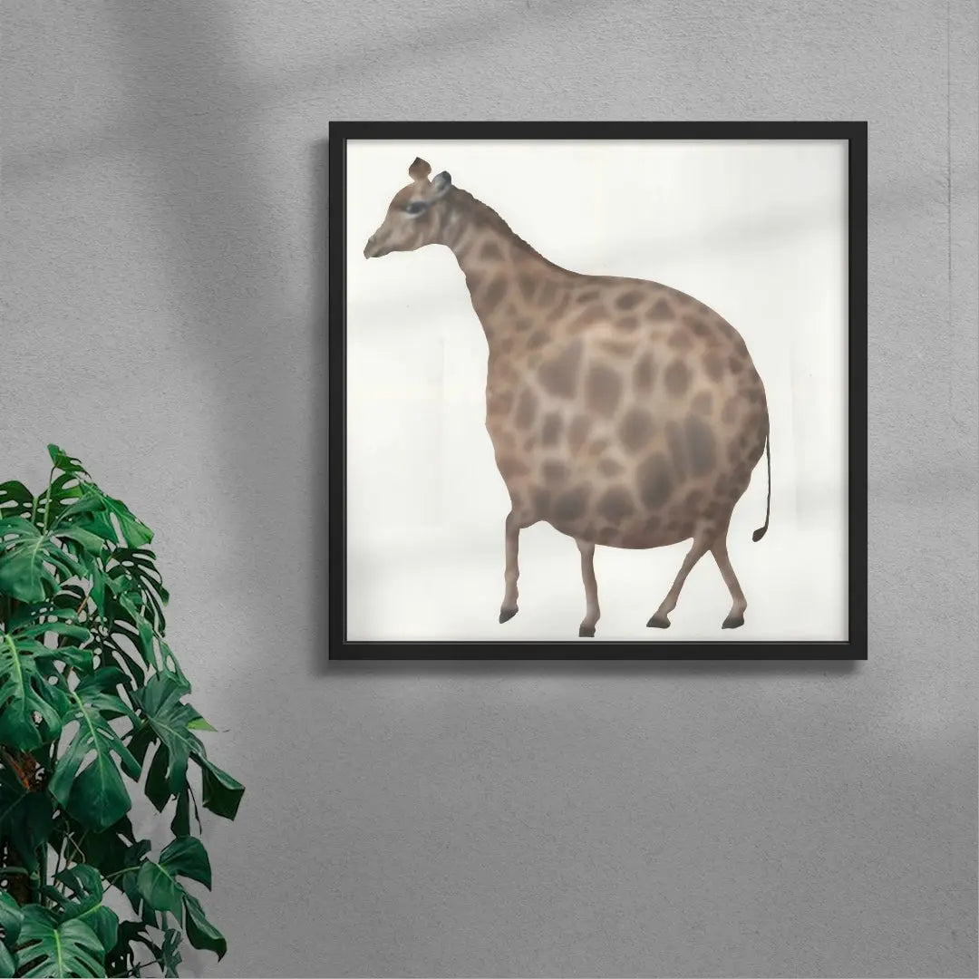 Circular contemporary wall art print by Bika - sold by DROOL