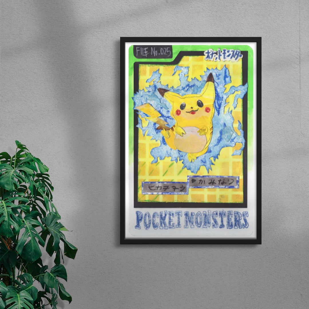 Yellow (1996) contemporary wall art print by David Heo - sold by DROOL