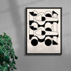 Teamwork contemporary wall art print by Matto Jennings - sold by DROOL