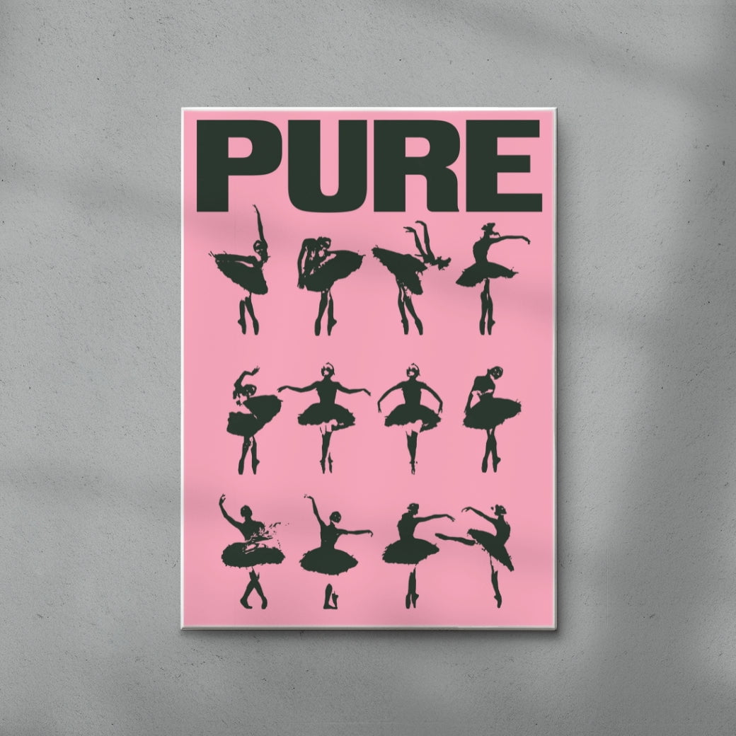 PURE contemporary wall art print by Utsav Verma - sold by DROOL