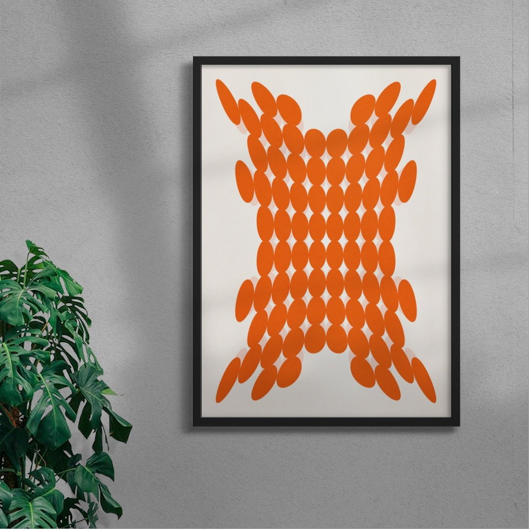 Web-Head 1 contemporary wall art print by Edan Strachan - sold by DROOL