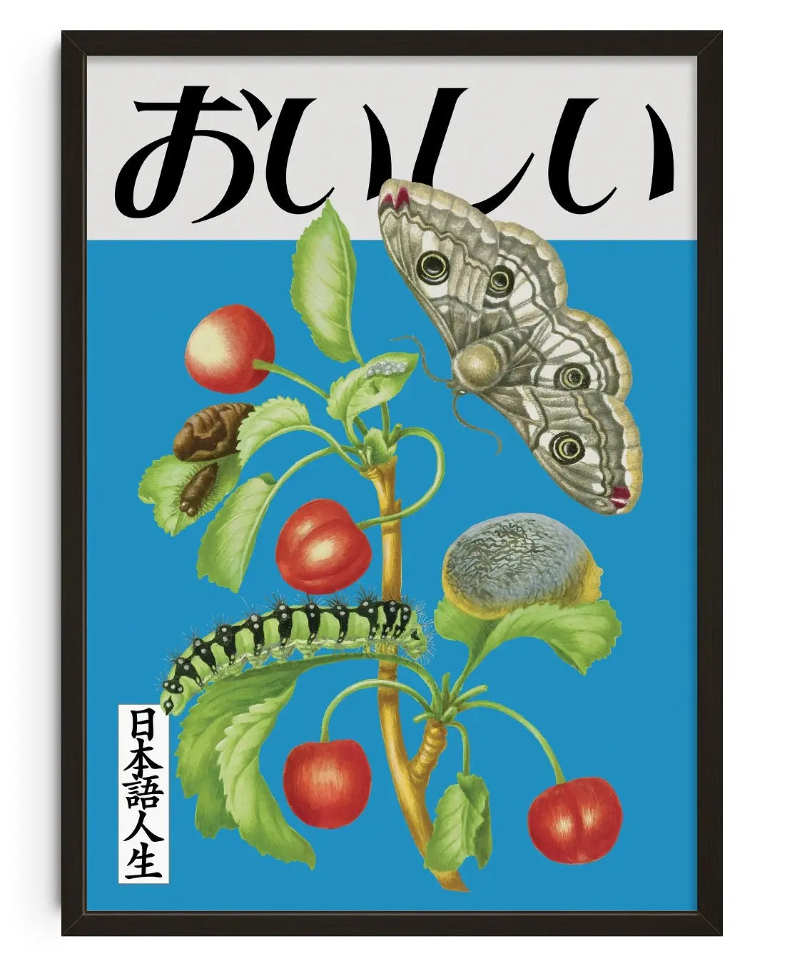 Cherry Moon contemporary art print by George Kempster - sold by DROOL