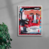 Vultures On The Rise contemporary wall art print by Billy Bagilhole - sold by DROOL