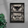 Hell Is Empty contemporary wall art print by Laserblazt - sold by DROOL