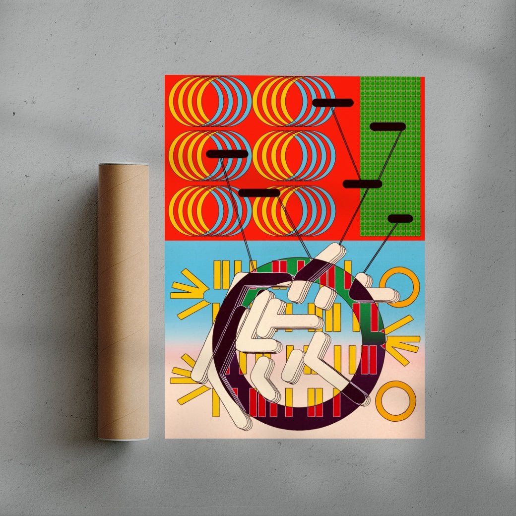 Space Track contemporary wall art print by Tristan Huschke - sold by DROOL