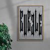 Bubble contemporary wall art print by Bollo - sold by DROOL