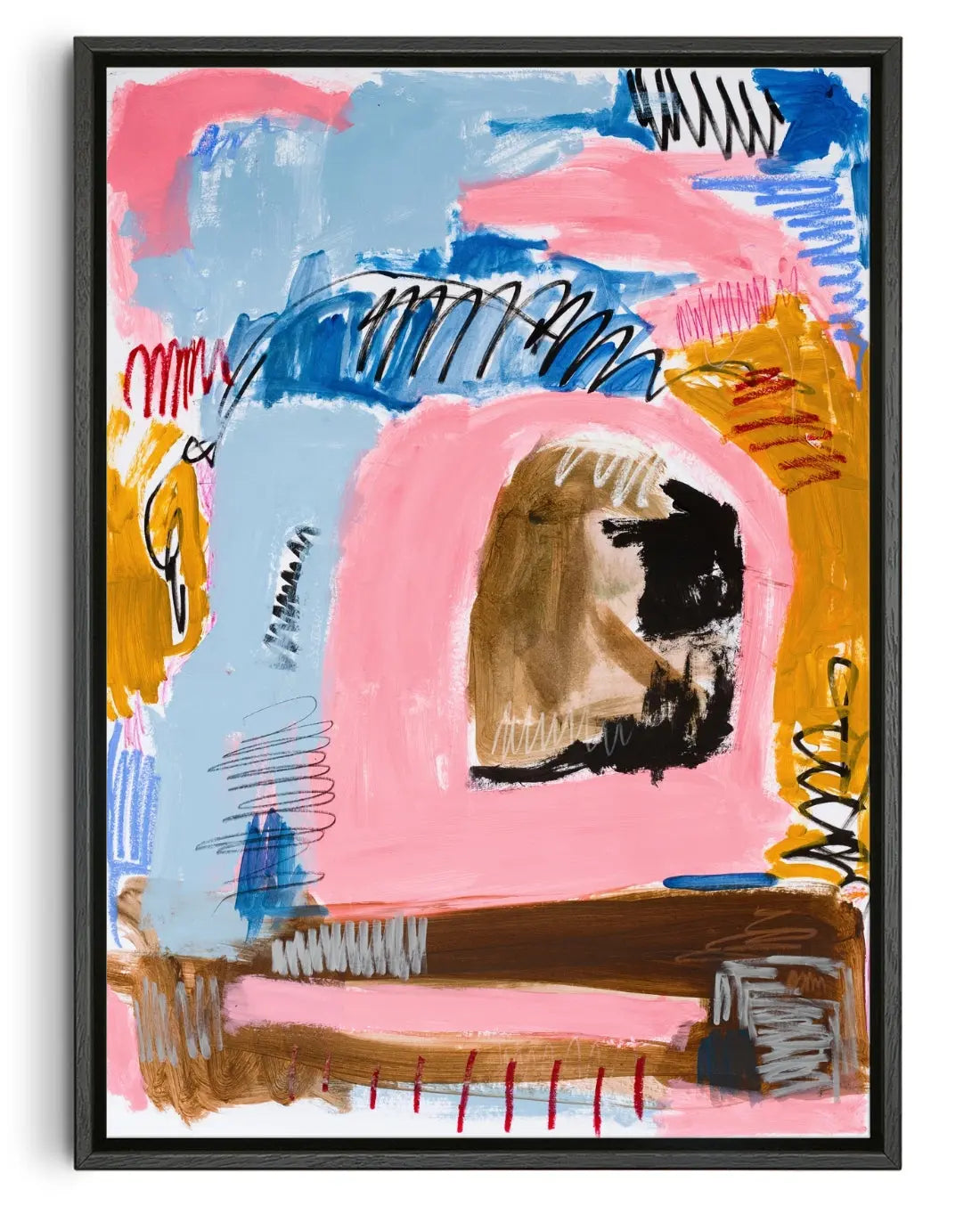 Summer Time contemporary canvas print by Caitlin Flood-Molyneux - sold by DROOL