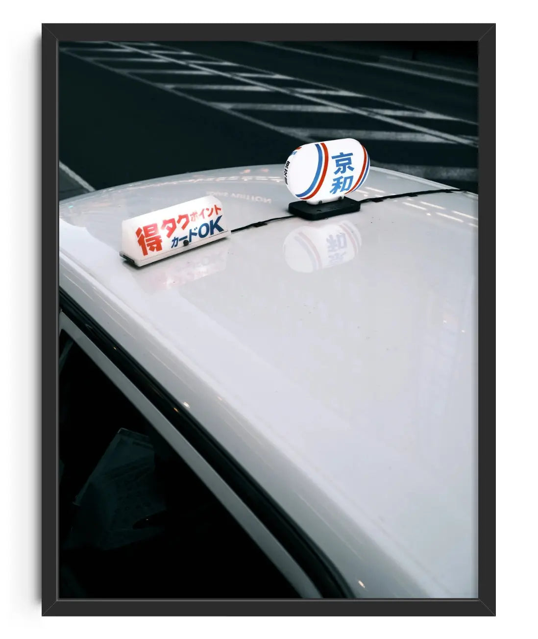 Japan Taxi 2 contemporary art print by Julian Zerressen - sold by DROOL