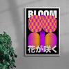 In Bloom contemporary wall art print by Petra - sold by DROOL