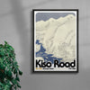 Kiso Road contemporary wall art print by George Kempster - sold by DROOL