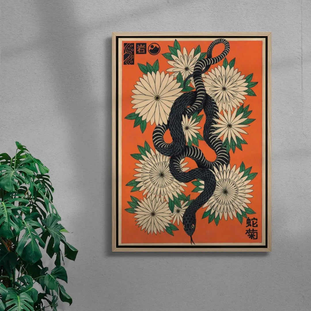 The Serpent and the Nine Chrysanthemum