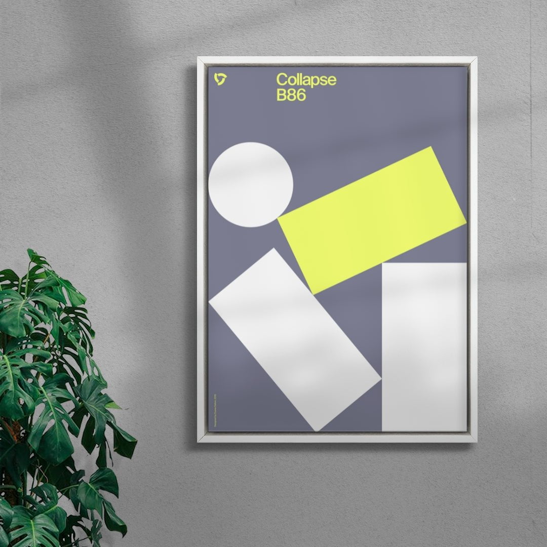Collapse contemporary wall art print by Duane Dalton - sold by DROOL