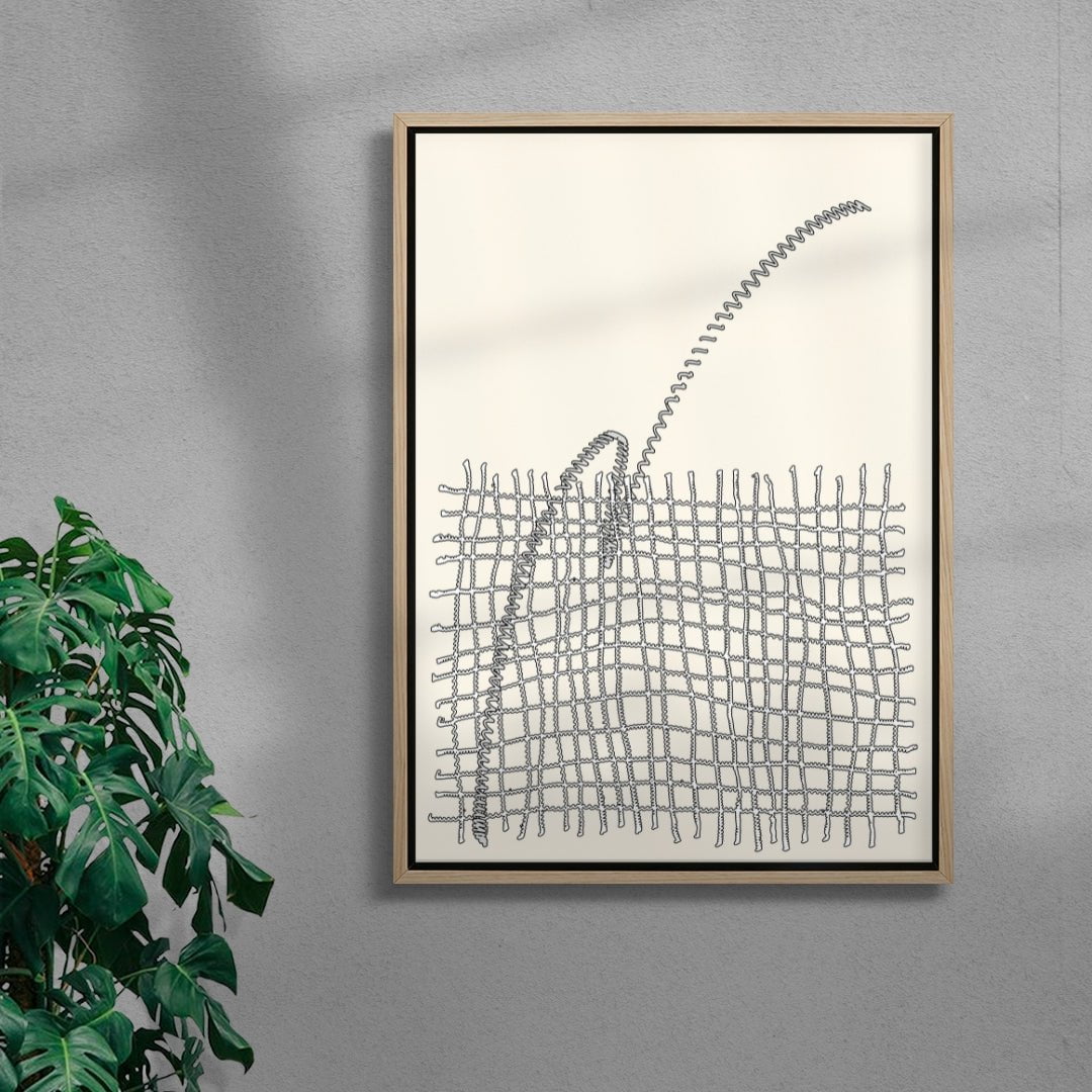 Over It contemporary wall art print by Jannis Zell - sold by DROOL