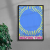 Melting time contemporary wall art print by Jorge Santos - sold by DROOL