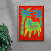 But I do believe in death contemporary wall art print by Kwonny - sold by DROOL