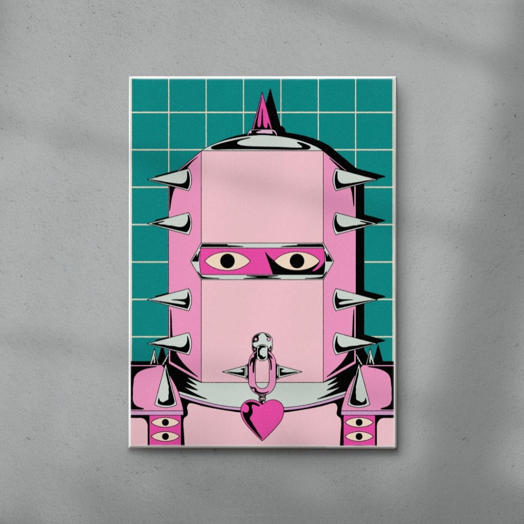 See You 3 contemporary wall art print by Azaazelus - sold by DROOL