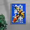 Nishikigoi 4 contemporary wall art print by Othman Zougam - sold by DROOL