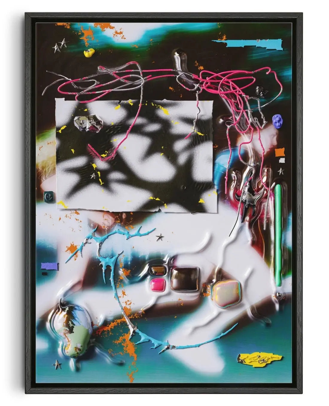 Fractured Youth contemporary wall art print by Kitasavi - sold by DROOL