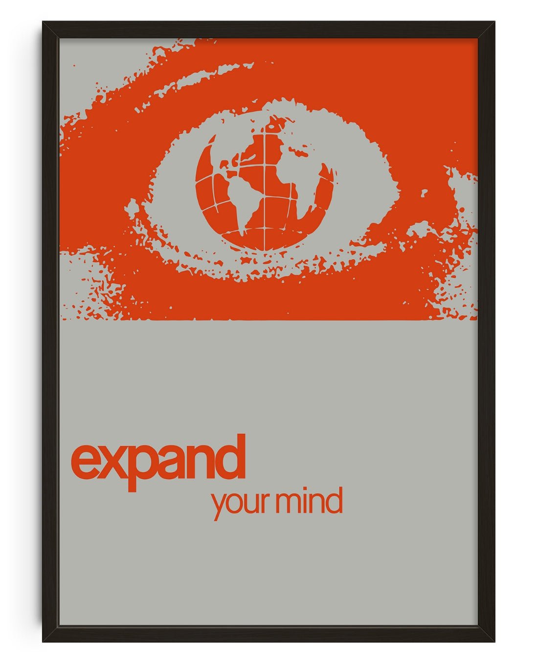 11.7x16.5" (A3) Expand your mind - UNFRAMED contemporary wall art print by Adam Foster - sold by DROOL