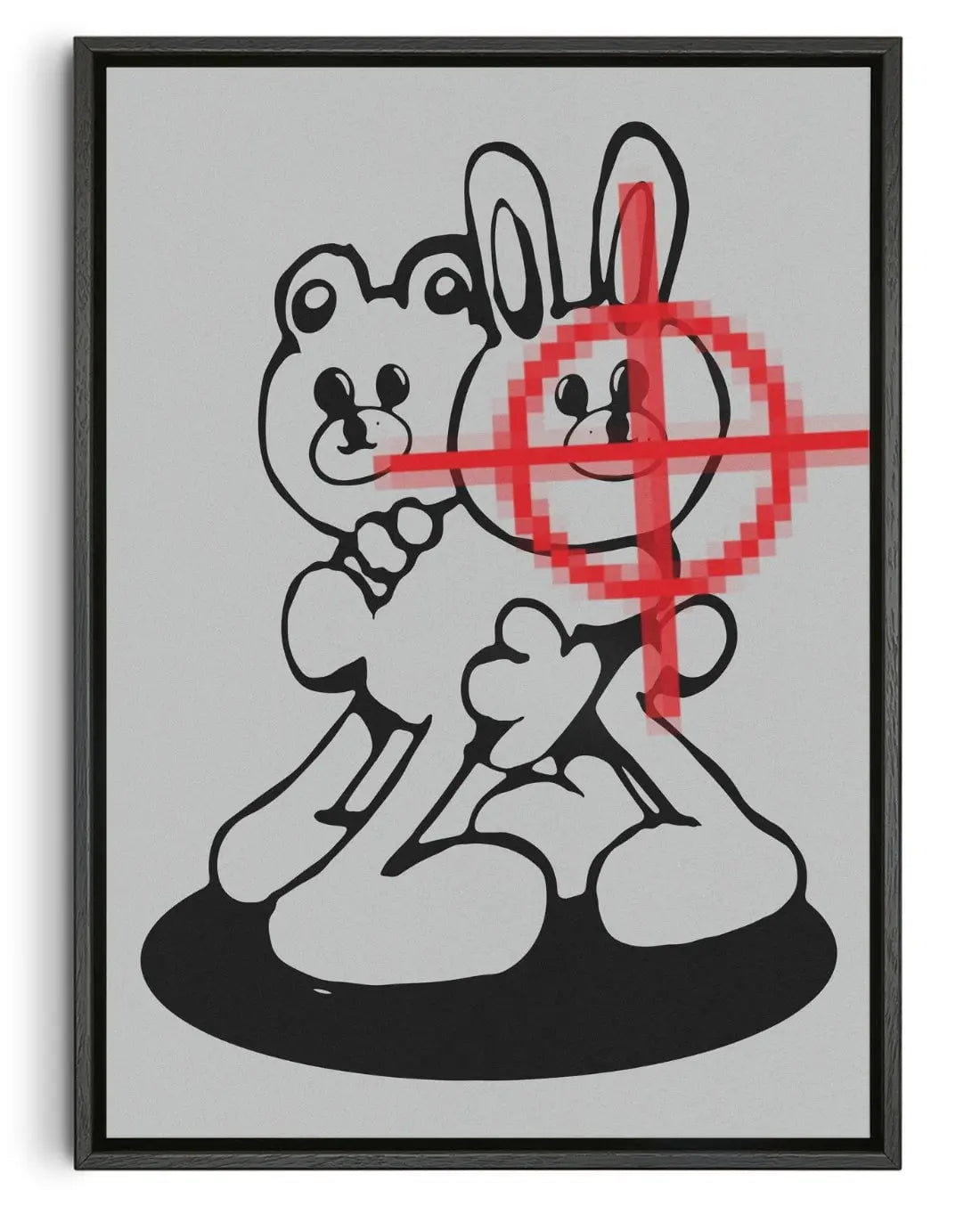 Care Bear contemporary wall art print by Sven Silk - sold by DROOL