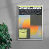 Color Bomb contemporary wall art print by Jules Bigot - sold by DROOL