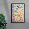 Ornamentos contemporary wall art print by Naia Escribano - sold by DROOL