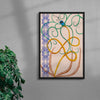 Ornamentos contemporary wall art print by Naia Escribano - sold by DROOL